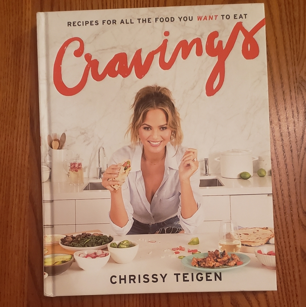 Christy Teigen hard cover "Cravings" recipe book - NEW